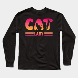 Cat Lady v4 Long Sleeve T-Shirt